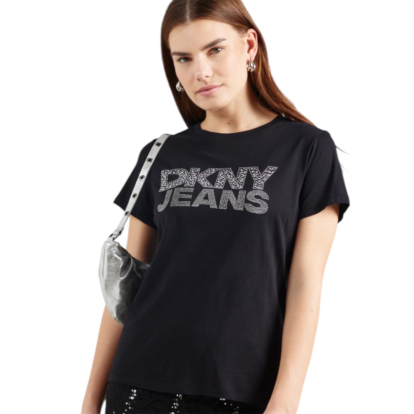 DKNY Women Black T-shirt