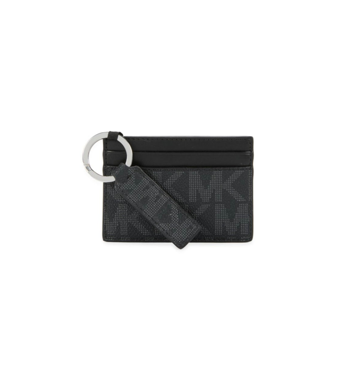 MK Monogram Card Case With Key Chain