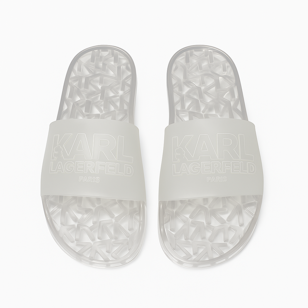 Karl Lagerfeld Paris Transparent Slide