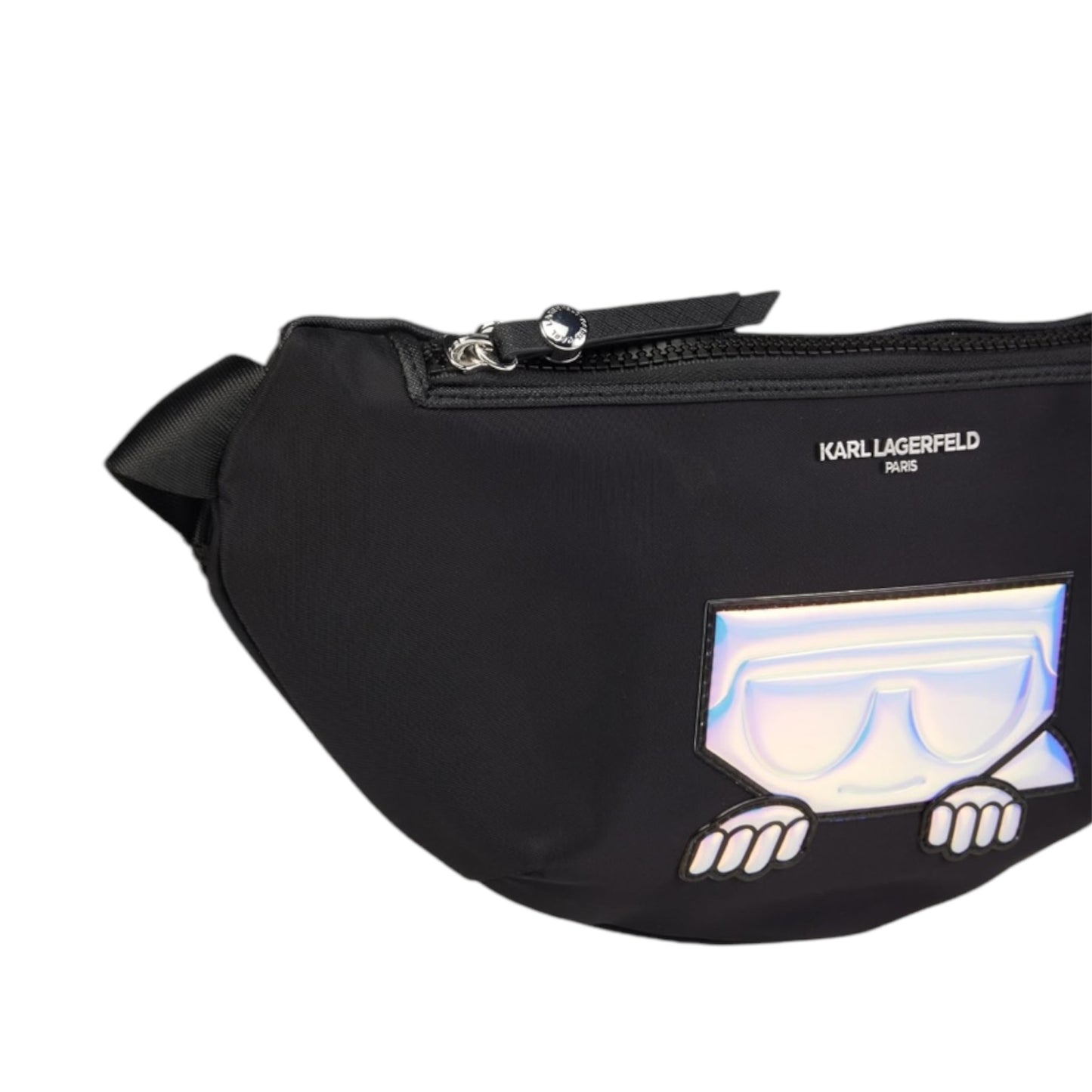 KARL LAGERFELD REFLECTED LOGO BELT BAG