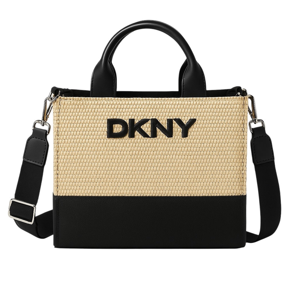 DKNY KHUS BAG WITH STITCHED LOGO