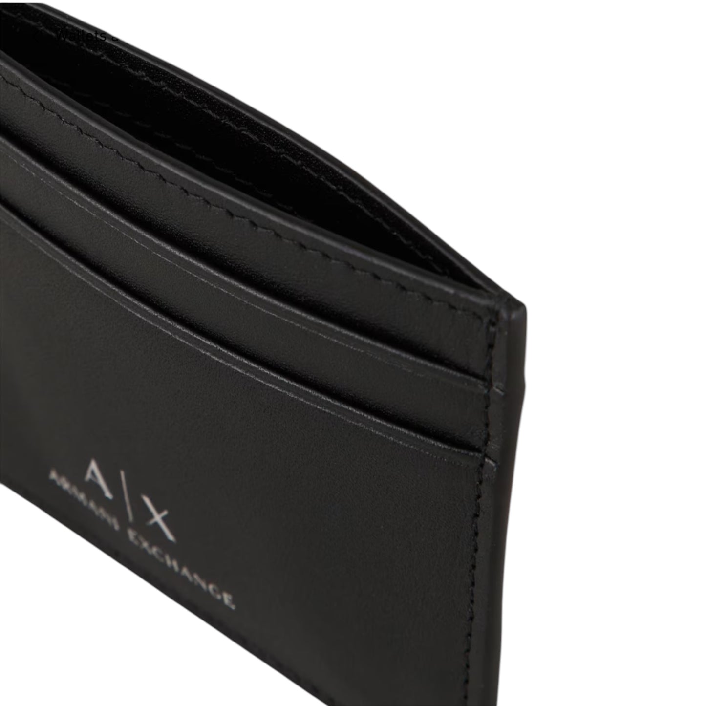 ARMANI EXCHANGE LEATHER CARD CASE
