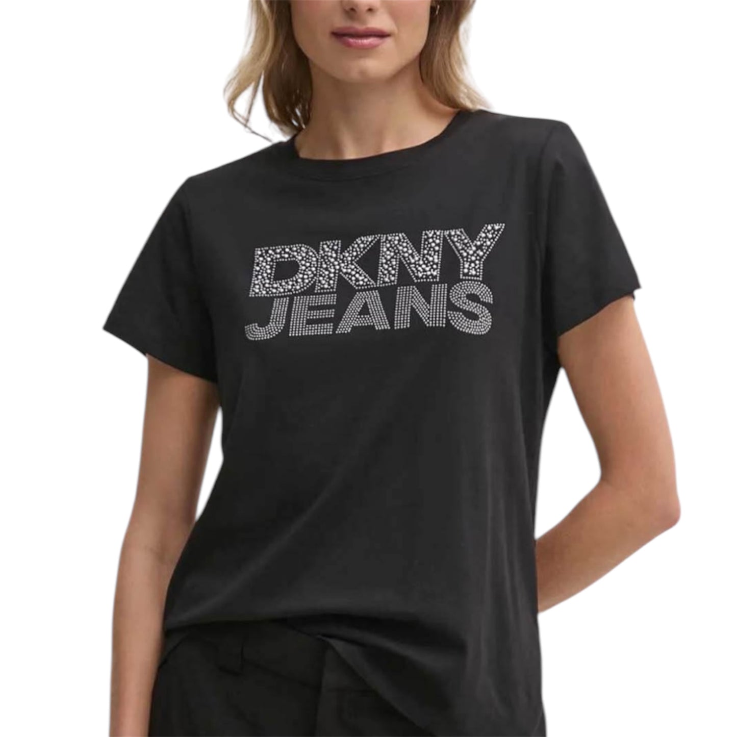 DKNY Women Black T-shirt