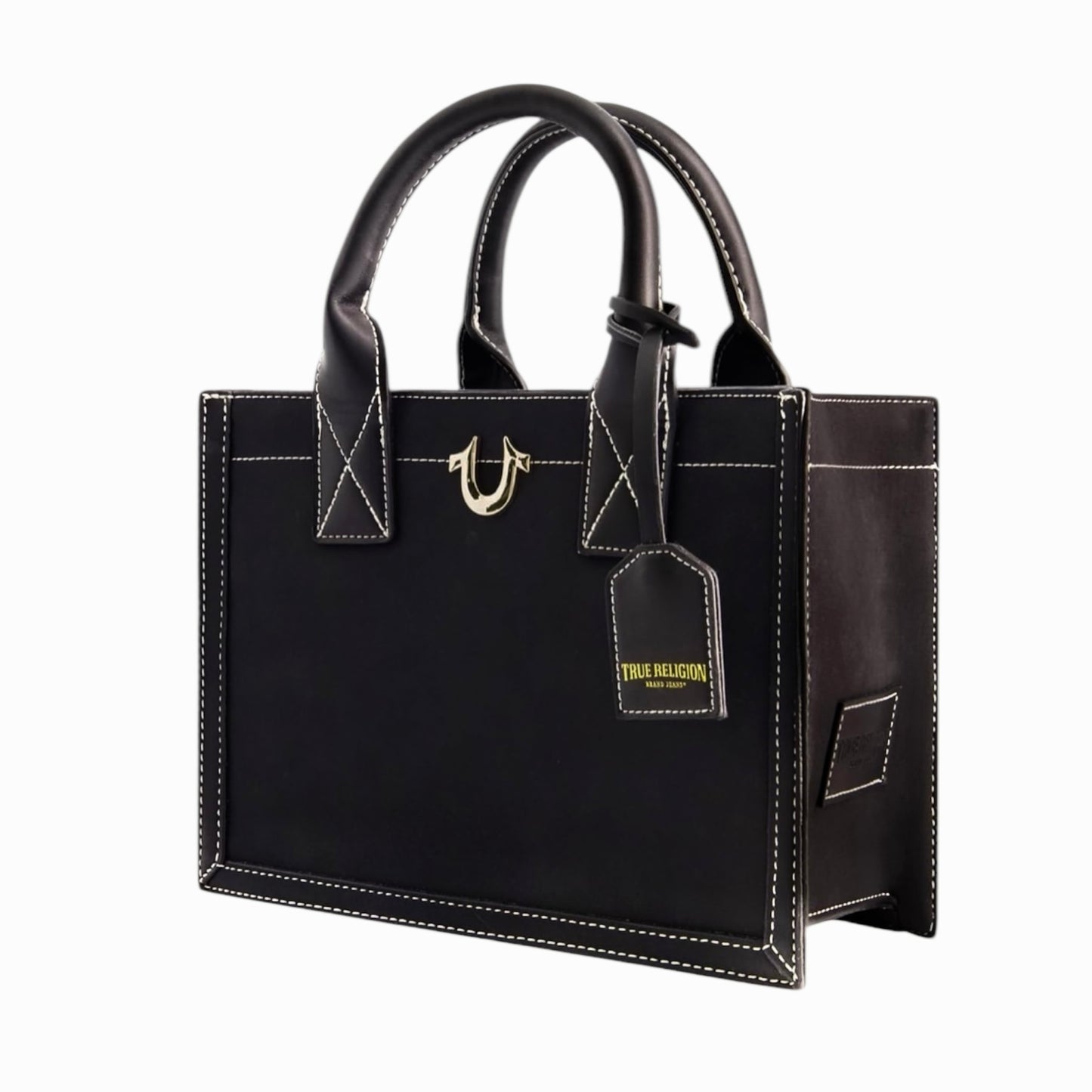 True Religion Medium Black Tote Bag