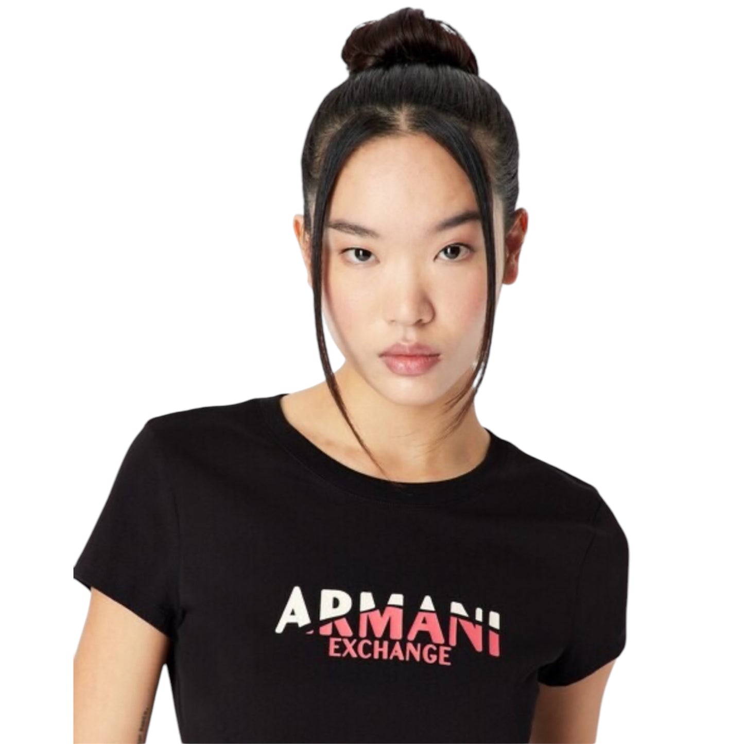 Armani Exchange slim fit rounded neck