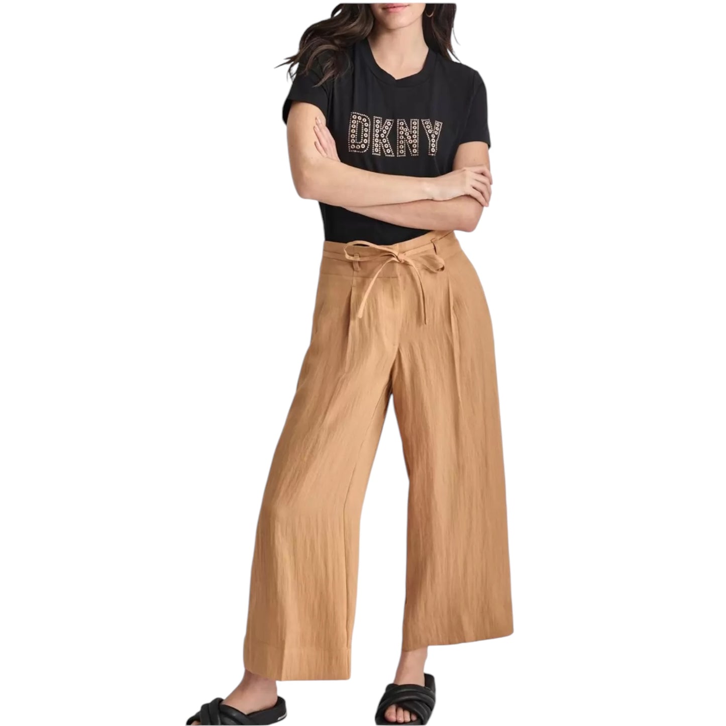 DKNY TYPO GRAPHY POCKETS T-SHIRT