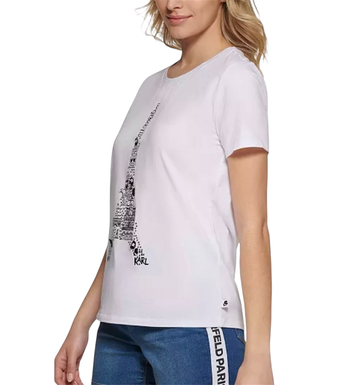Karl Lagerfeld Women White T-shirt