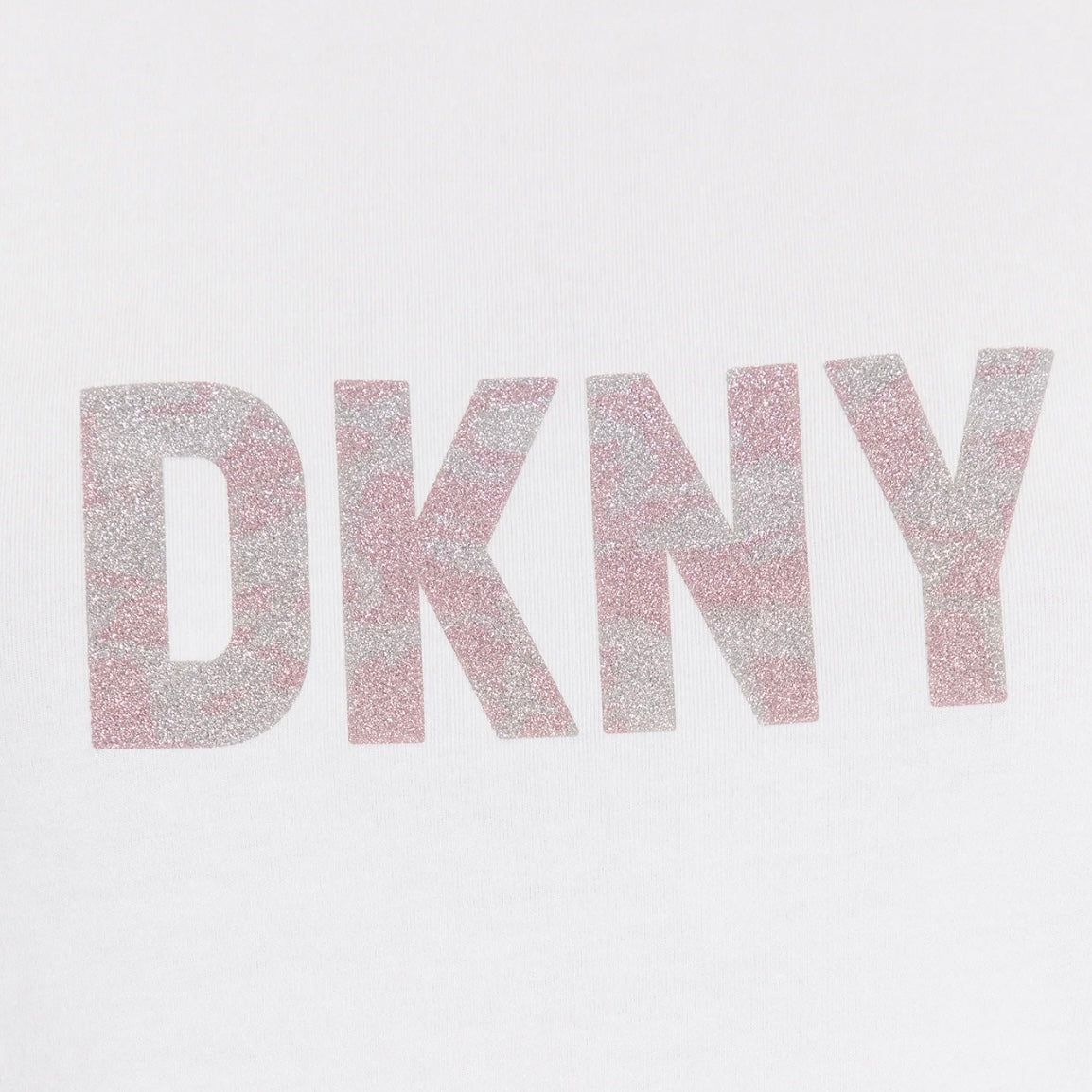 DKNY LOGO ROUNDED TEE