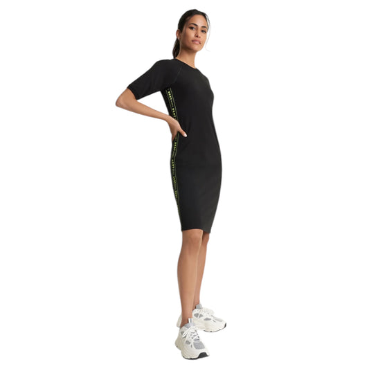DKNY BODYCON DRESS WITH LOGO