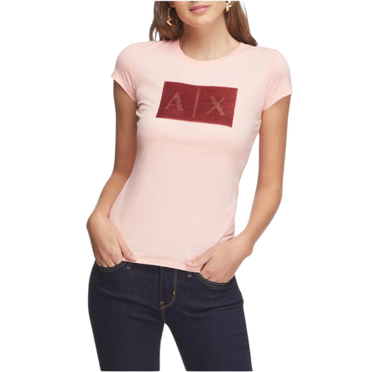 Armani Exchange applique logo T-shirt
