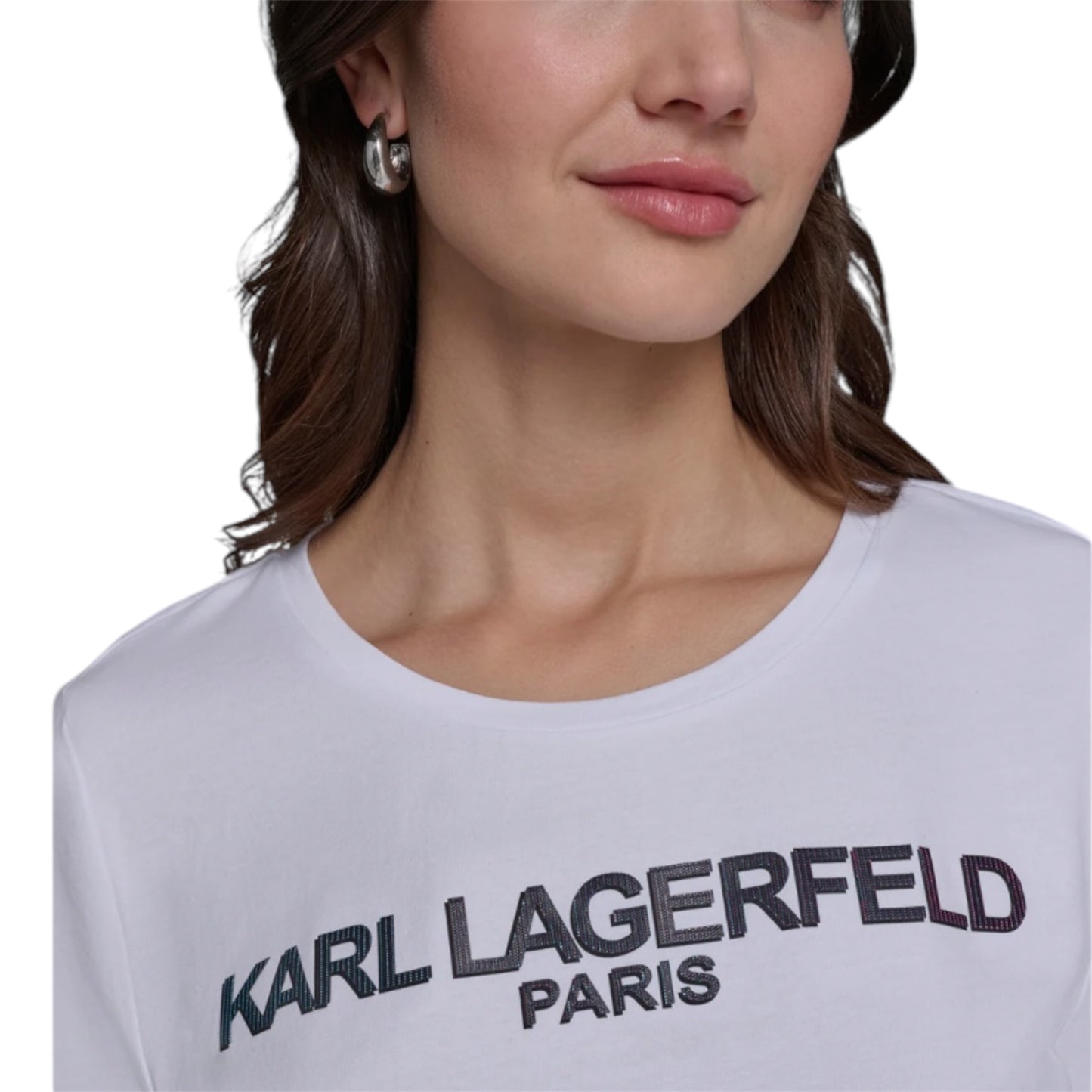 Karl Lagerfeld Iridescent Logo
