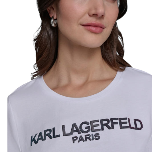 Karl Lagerfeld Iridescent Logo