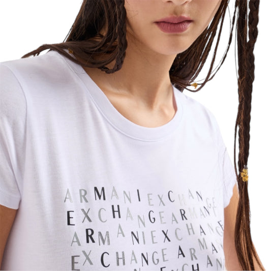 A|X Women Slim Fit White T-shirt