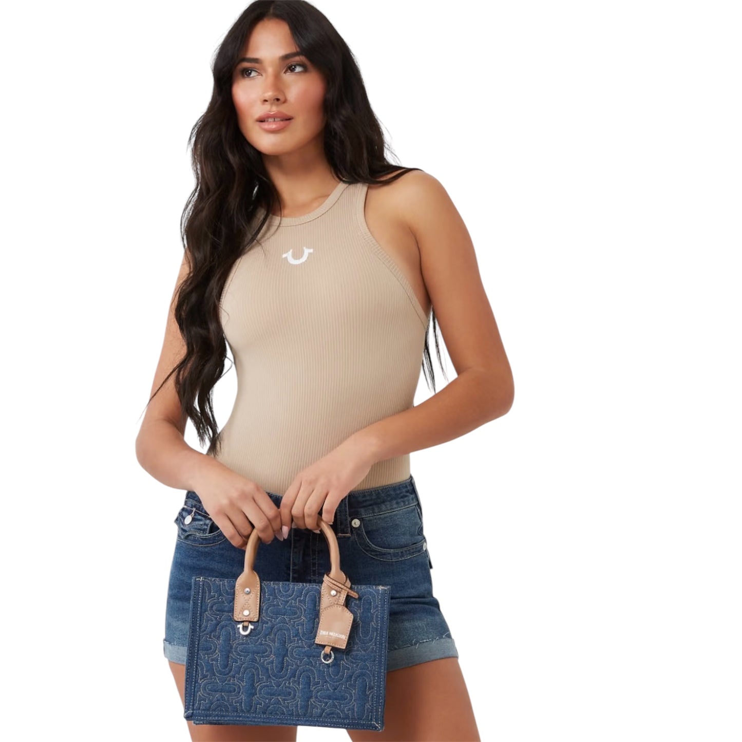 True Religion Denim Medium Tote Bag