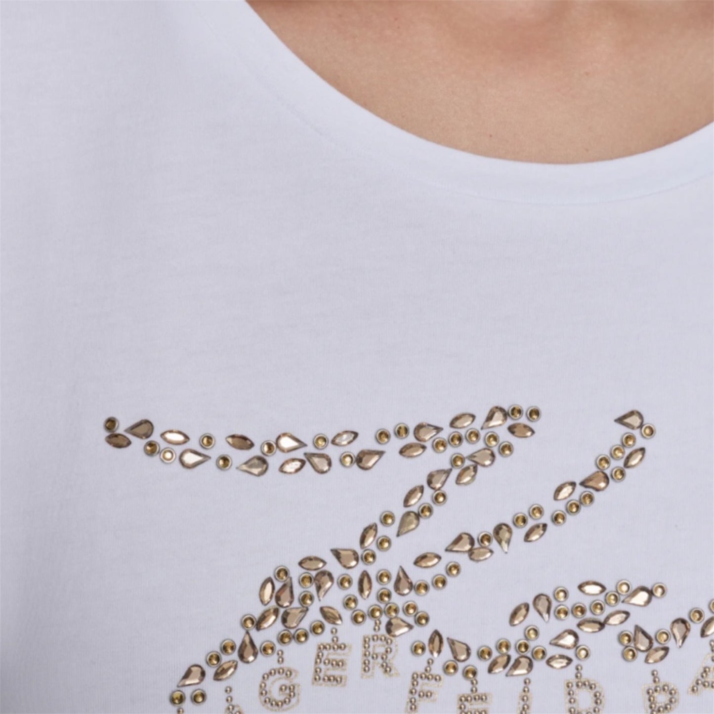 Karl Lagerfeld Embellished Script T-Shirt