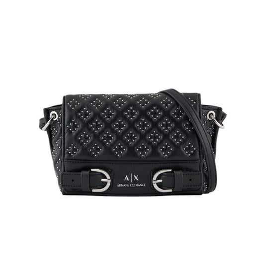 STUDDED SHOULDER BAG WITH A|X LOGO