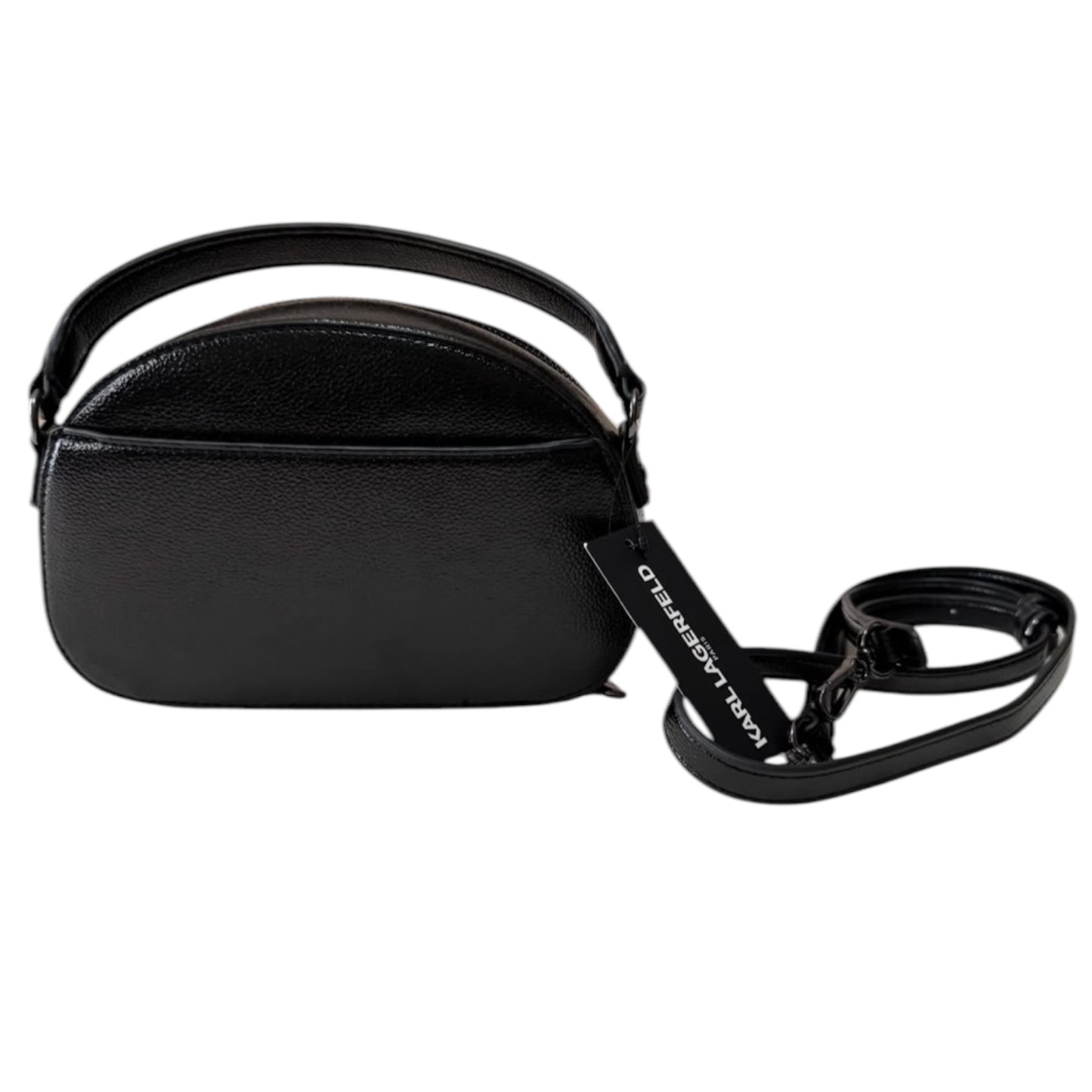 Karl Lagerfeld Maybelle Women's Zip Around Crossbody Black Bag