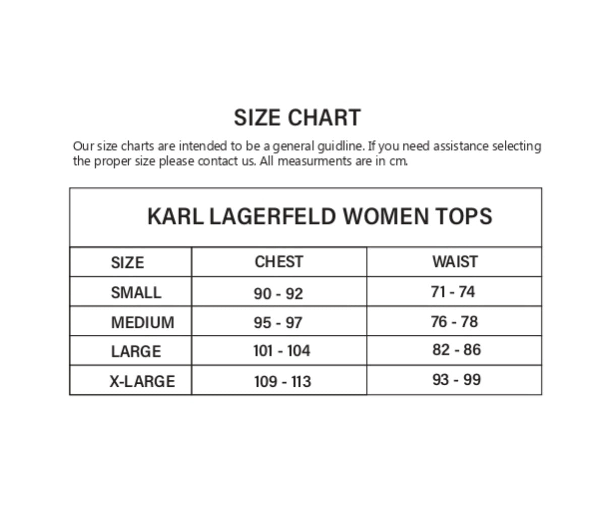 KARL LAGERFELD BLACK T-SHIRT