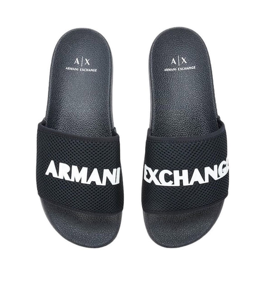 Armani Exchange Navy Slide