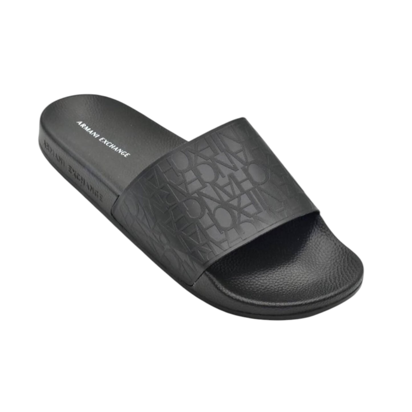 Armani Exchange Black Slide