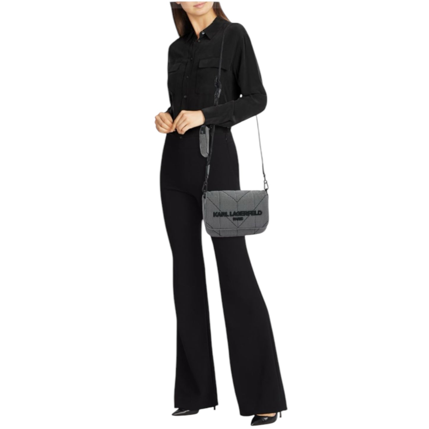 KARL LAGERFELD VOYAGE CROSS BODY BAG