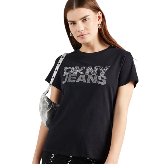 DKNY Women Black T-shirt