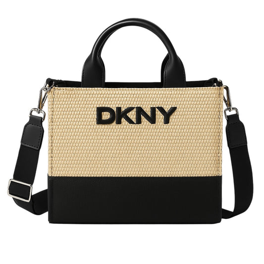DKNY KHUS BAG WITH STITCHED LOGO