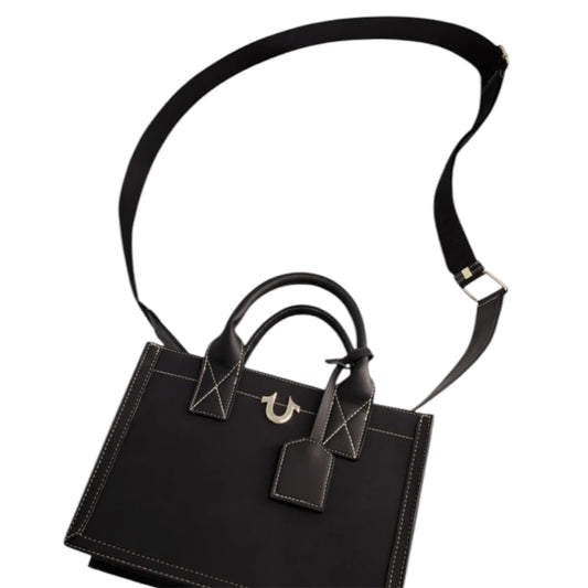 True Religion Medium Black Tote Bag