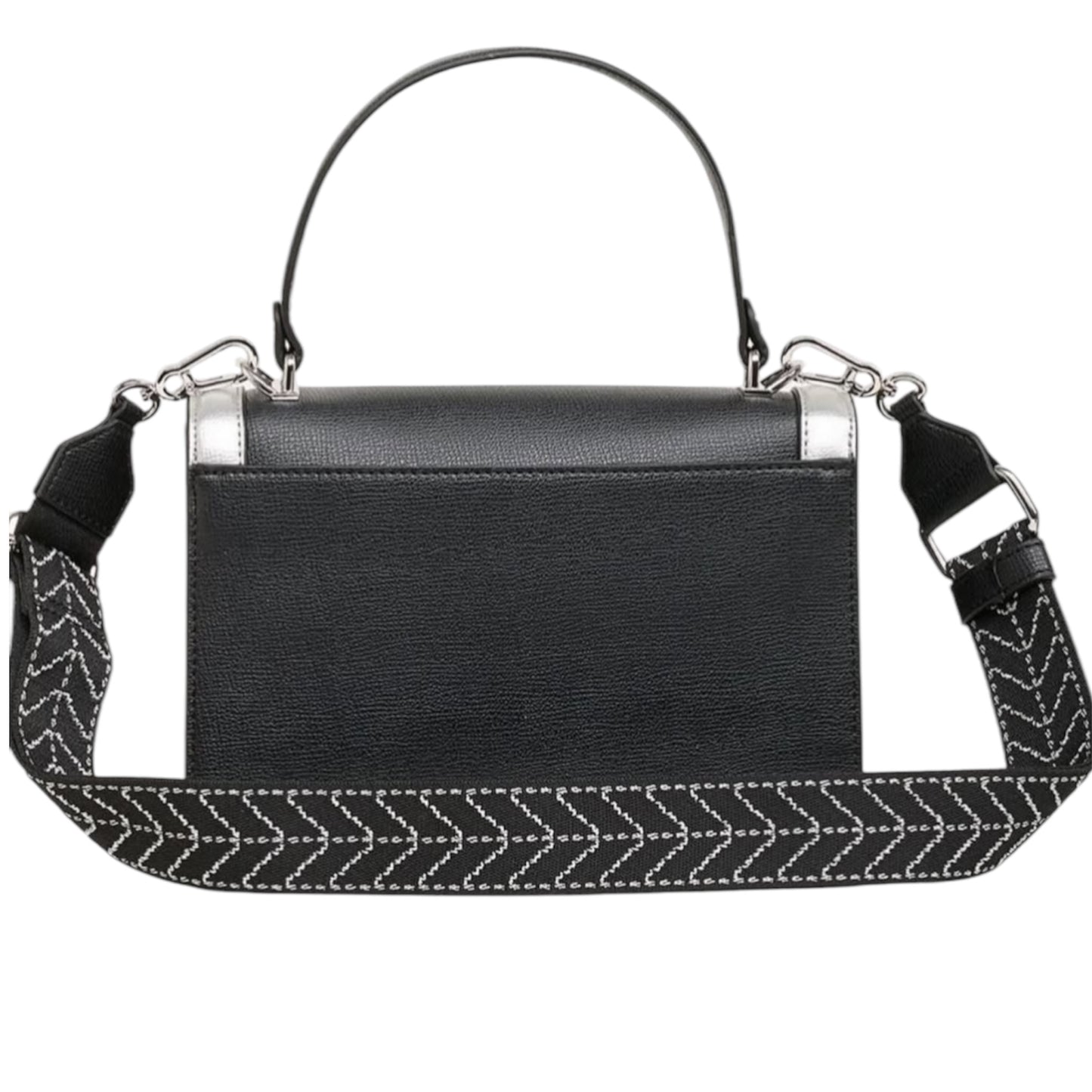 Karl Lagerfeld Two Tone Logo Satchel -Cross Body Bag